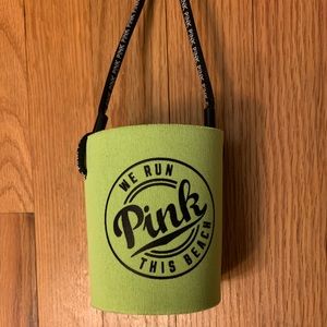 NWOT Neon Green PINK Coozie